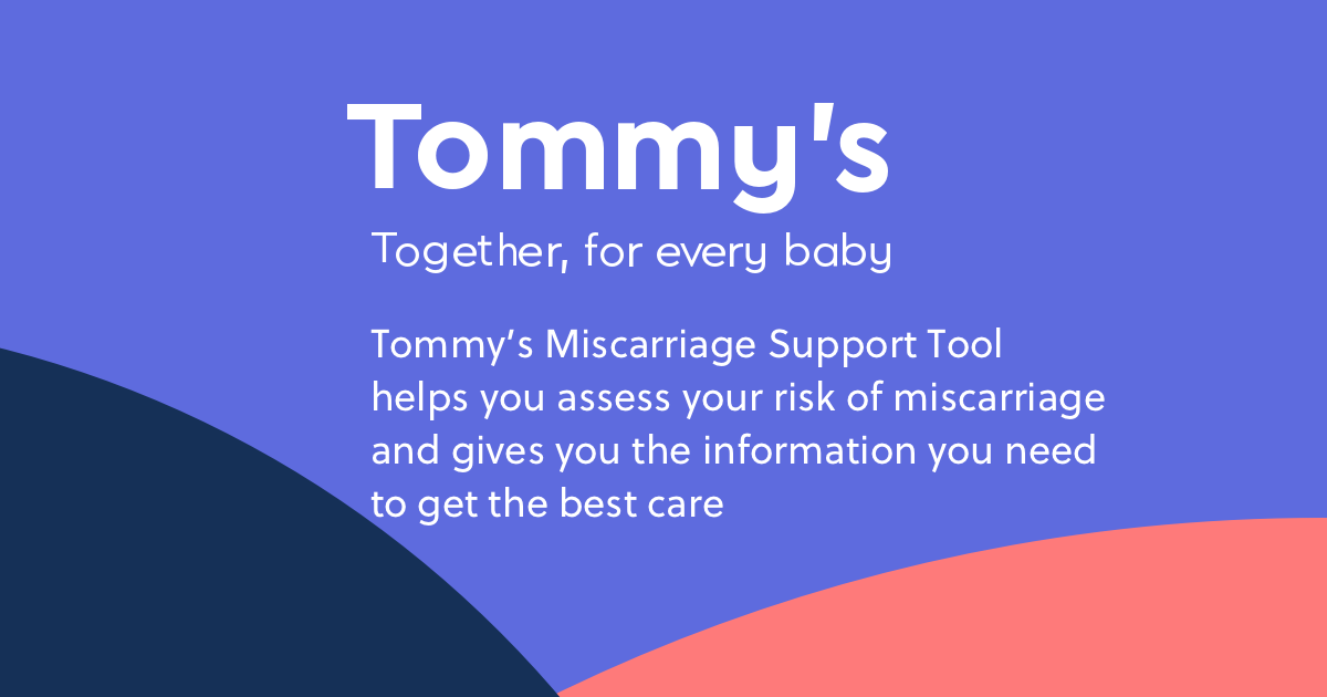 Home | Tommy's Miscarriage Support Tool